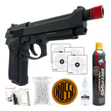 Pistola Airsoft Beretta M92 Rossi Full Metal Blowback 6mm