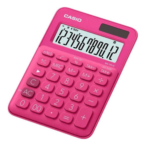 Calculadora Compacta De Mesa 12 Dígitos Ms20uc Casio