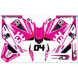 Stickers, Calca, Vinil, Para Moto 125z Moto Azul Mod-81