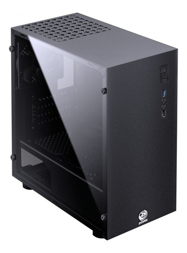 Gabinete Mid-tower Terra 2 Fans Com Lateral Acrilica Preto