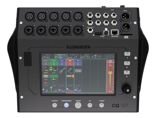 Allen & Heath Mezclador Digital Cq-12t Con Pantalla Tactil D