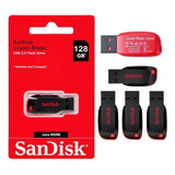 4 Pen Drive Flash Drive 128gb Usb 2.0 Blade Sandisk Original