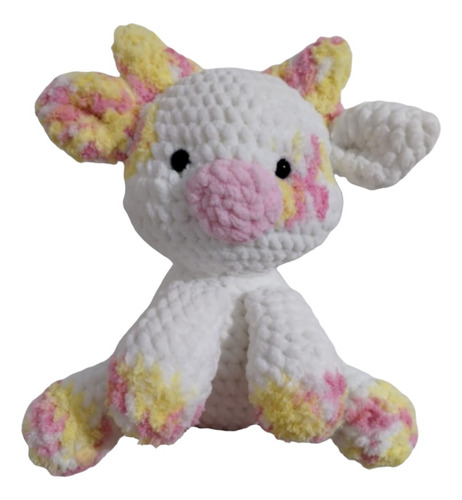 Vaca Amigurumi Tejida(textura Afelpada)