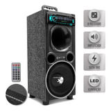 Caixa Som Bob Residencial Shutt 560w Woofer 8 Xplode Usb Bt 