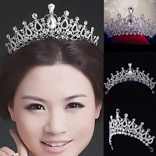 Tiara Diadema Cristal Swarovski Boda