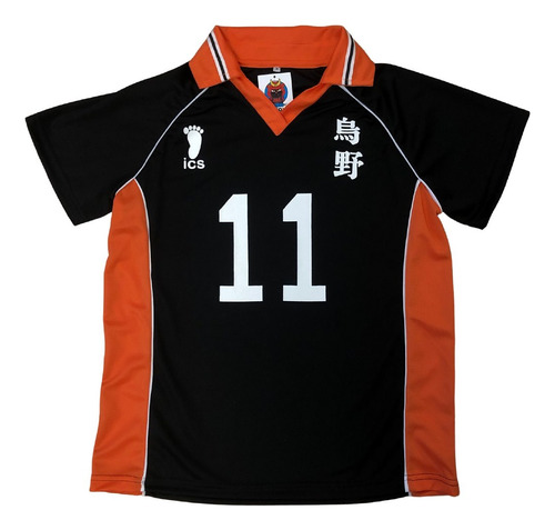 Camiseta Tsukishima #11 Haikyu Karasuno Cosplay Anime