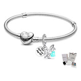 Pulsera Pandora Corazón + Charm Evangeline Luciernaga S925