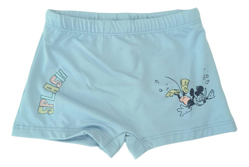 Sunga Infantil Boxer Azul Mickey Mouse Disney Meninos Hering