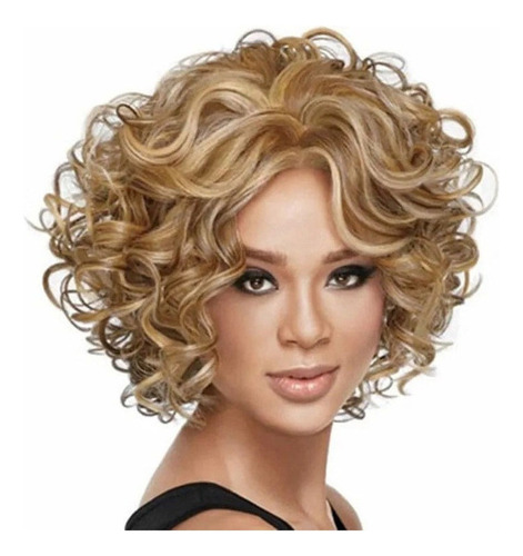 Li2 Peruca Curly Loiro Curly