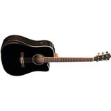 Violão Elétrico Tagima Walnut Series Ws-25 Eq Black Cor Preto Orientação Da Mão Destro