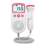 Monitor Fetal Doppler Ultrasonido Latidos Bebé Rosado