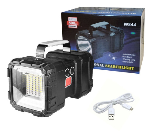 Linterna Portatil Led Valiza 1500 Lm Recargable Reflector