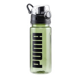 Garrafa Squeeze Puma 500ml Bottle Sportstyle Tampa Em Botão Cor Verde-escuro