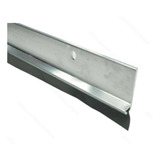 Zócalo Aluminio Fijo P/puerta 100 Cm Pulido C/goma Raketa Fs