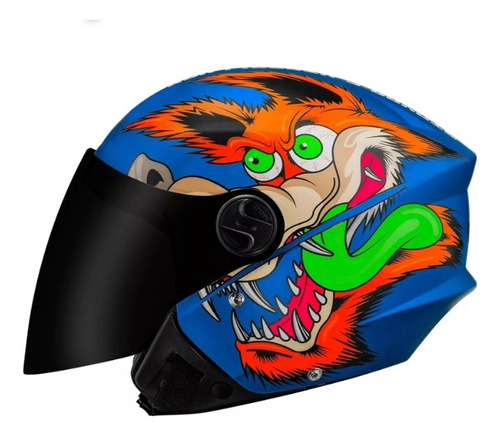 Casco Pro Tork New Liberty Three 3 Coyote Azul Polarizado 