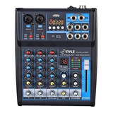 Pyle Professional Mixer De Audio Sound Board Interfaz Del Si