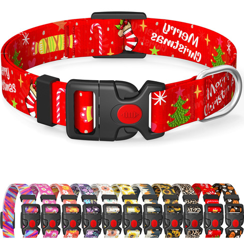 Grepad Collar De Perro Navideño Para Perros Pequeños, Niñ