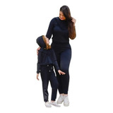 Conjunto Inverno Moletom Blusa E Calça Tal Mãe Tal Filha 