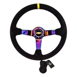 Volante Deportivo Gamusa Negro Centro Tornasol Mas Regalo 