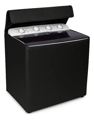 Protector Para Lavadora LG Dos Tinas 13 Kg Negra