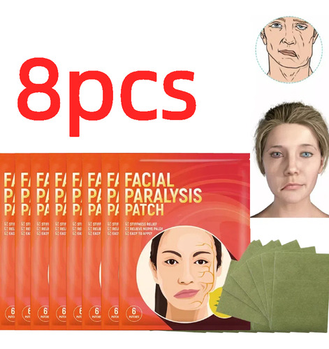 Parche A Para Parálisis Facial Para Mejorar El Masaje, 8 Vec