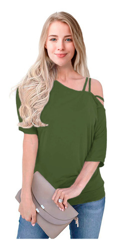 Blusa Moda Casual Kátaleya #513 Hombro Descubierto Elegante