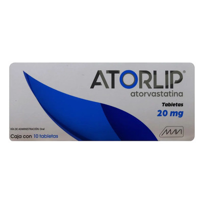 Atorlip Atorvastatina Caja Con 10 Tabletas De 20 Mg Mavi | MercadoLibre