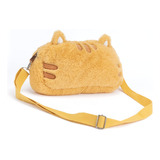 Geekshare Cute Fat Cat Plush Bag Con Una Correa Para El Homb