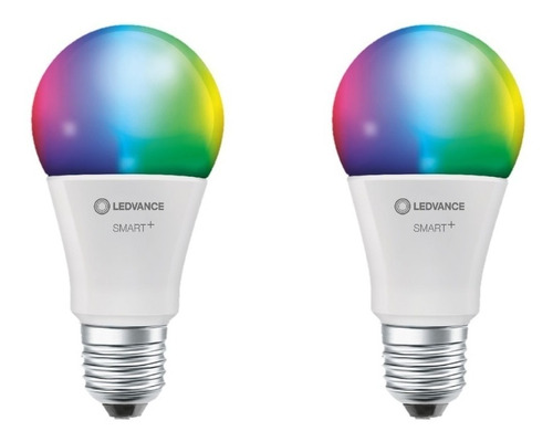 Lampara Led Ledvance Smart Wifi Rgb 9w Android Ios - Pack X2