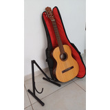 Guitarra Criolla Fonseca 31p Con Funda Y Soporte Plegable