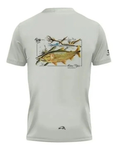 Remera Pesca Dorado Manga Corta Payo Proteccion Uv Neodry