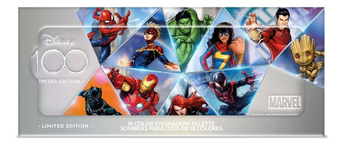 Paleta De Sombras Disney Marvel Original 18 Tonos .