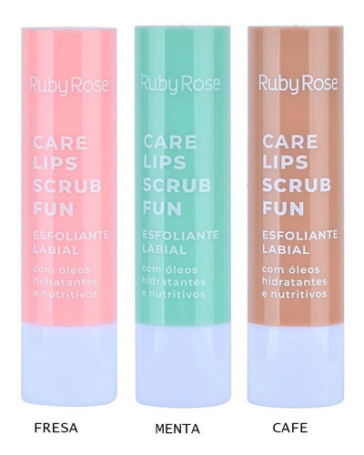 Exfoliante Labial Ruby Rose Original Care Lips Scrub Fun