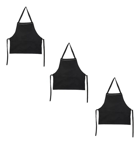 Mandil Taquero Unisex, Delantal Corto, Pack 12 Piezas