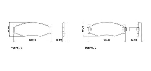 Pastillas Freno Delanteras Nissan 300 3.0 Biturbo Zx Foto 2