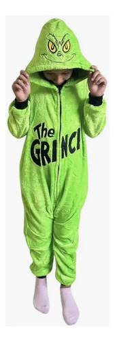 Pijama Mameluco De Grinch Navidad, Infantil, Unisex | Envío gratis