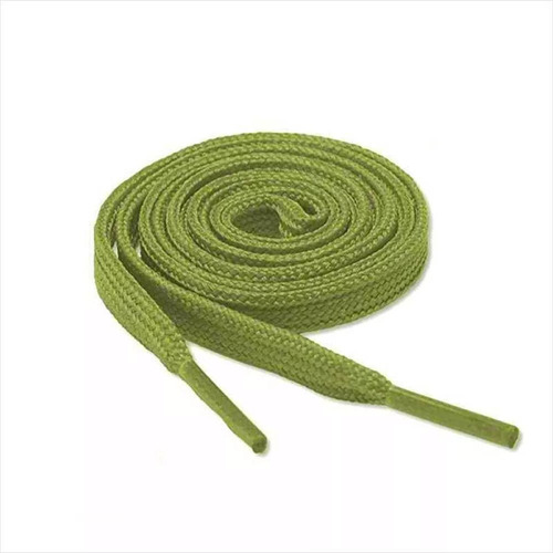 Par De Cordones Táctico Militar 140cm Verde, Calidad Premium