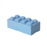 Lego Classic Box Bloque Organizador Multiuso Light Blue Cantidad De Piezas 2