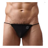 Cueca Fio Dental Para Homens Em Tule Transparente Sexlord