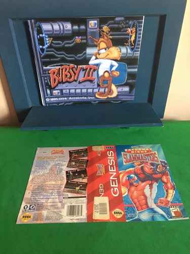 Sega Genesis Slammasters Encarte Original