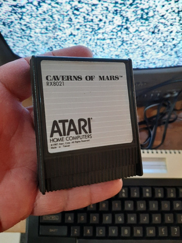 Video Juego Caverns Of Mars De Computadoras Atari Xe,600.