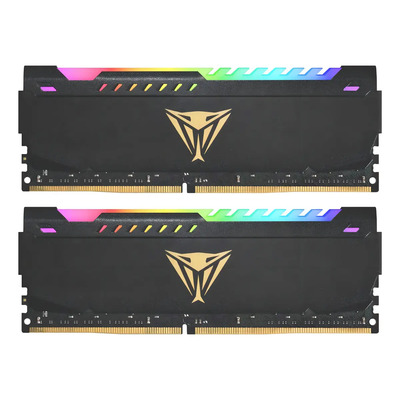 Memoria RAM DDR4 16GB3200MHz PATRIOT VIPER STEEL RGB 2x8GB Negro PVSR416G320C8K | Envío gratis