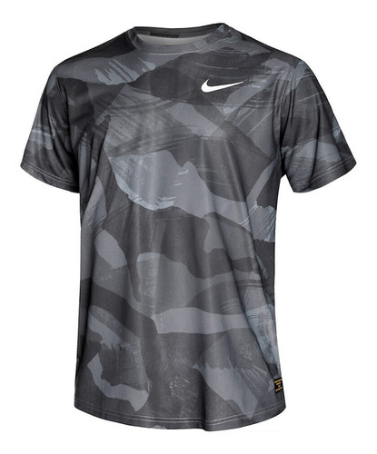 Camiseta Nike Dri-fit Camuflado Hombre-negro