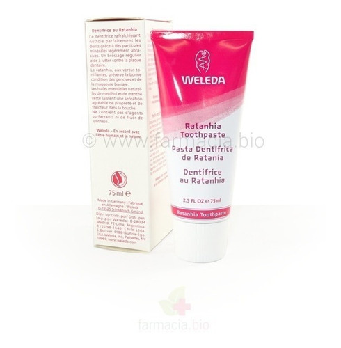 Weleda Pasta Dentrifica De Ratania Fortalece Las Enciasx75ml