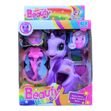 Muñeca Pony Unicornio Para Peinar C/ Accesorios Shp Tunishop