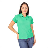 Kit 5 Camisas Polo Femininas Camiseta Gola Atacado Piquet