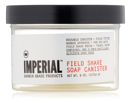 Imperial Barber Bote De Jabon Para Afeitar, 6.2 Oz