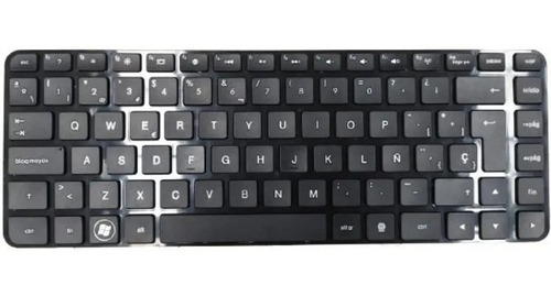 Teclado Hp Pavilion Dm4-1000 Dm4-2000 Dv5-2000 Con Marco