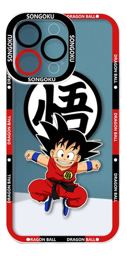 Funda Anime Dragon Ball Goku Para iPhone 15, 14, 13, 12, 11