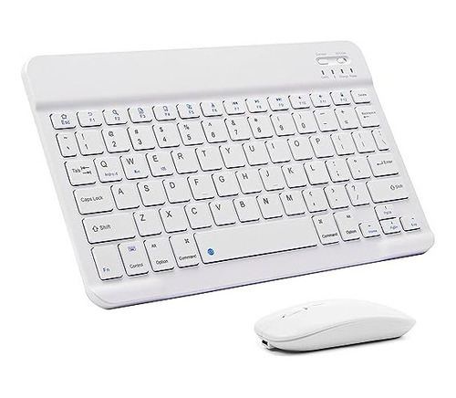 Kit De Teclado Bluetooth Con Mouse Soporte Teléfono O Tablet